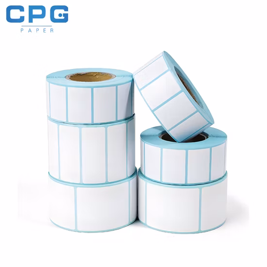Customized Packaging Self Adhesive Printed Sticker Thermal Barcode Label Roll