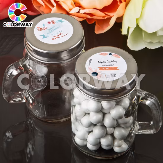 Rollo personalizado impreso UV a todo color Holograma impermeable Azul Oro Plata Lámina caliente Perfume Medicina cosmética Embalaje de botella de medicamento Etiqueta autoadhesiva de PVC